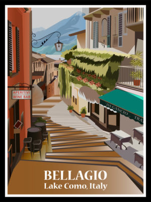 Bellagio Lake Como Poster