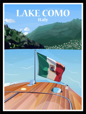 Lake Como Poster view